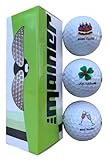 Emainer Golfball, 3 Geburtstags- Golfbälle, Dieser Ball kennt auch Dein Handicap