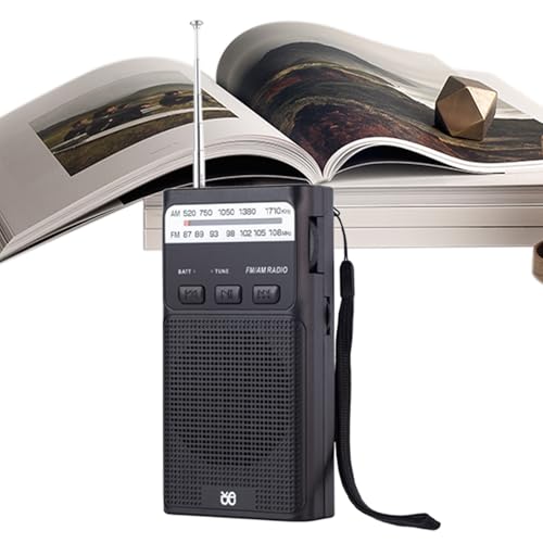 Radio de poche enceinte sans fil anti-panne avec lampe torche et écran intégré
