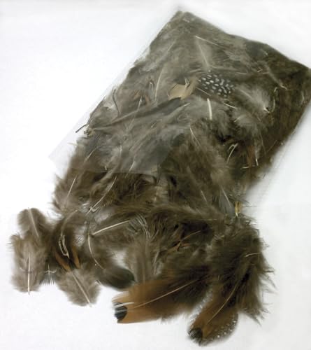 Colorful Goose Feathers, for DIY Craft Wedding Home Party Decorations 50pcs/pack/ (4--7.8 inch) (tangerine)