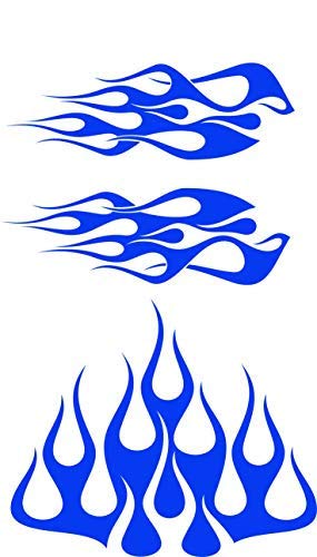 Wild Dingos LLC - STYLE1 Multi-Color Flame Decal Kit Golf