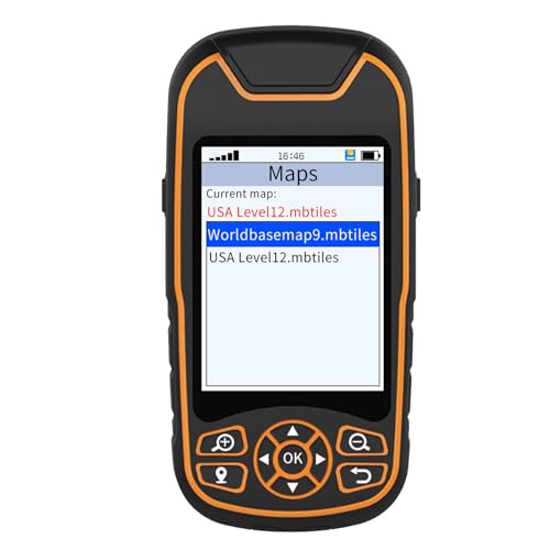 Spacnana Handheld Navigation Land Area Meter 16GB Memory with 4000mAh Battery for Camping, Hiking