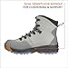Simms FreeSalt Wading Boots for Men and Women - Rugged Saltwater Fishing Shoes for Coastal and Brackish-Water Expeditions - Cinder - 10