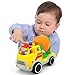 Kiddieland: Light & Sound: Cement Mixer - Motorized Construction Toy Vehicle, Auto Stops, Driver Figure, Engine Rev & Horn, Kids & Toddlers Age 1 yr+