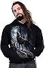Spiral Mens Hoody Black Sweatshirt, Black, L UK #1