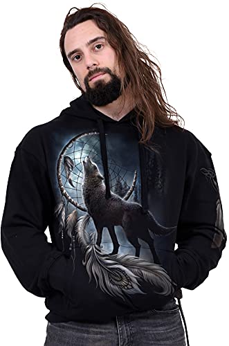 Spiral From Darkness Uomo Felpa Con Cappuccio Nero M 100% Cotone Regular - 4