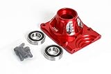 GTBRacing CNC Aluminum 1/5 RC Car Clutch Bell Carrier Mount for Losi 5ive-T 5t Upgrade Parts (Red)