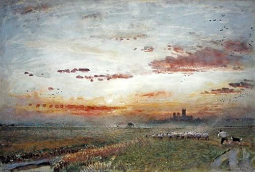 Peintures Albert Goodwin graffiti : affiche de célèbres tableaux 60x90