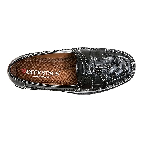 Image of Deer Stags Men's Herman Kiltie Tassel Dress Loafer for Formal, Dress, Retro Look, Work, Casual /Jet Black