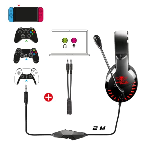 Casque gamer filaire multiplateforme avec micro rétractable et flexible - 5