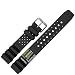 Produktbild MARBURGER Uhrenarmband 20mm Kunststoff Schwarz XL - Werkzeug Montage Set 9672010000120