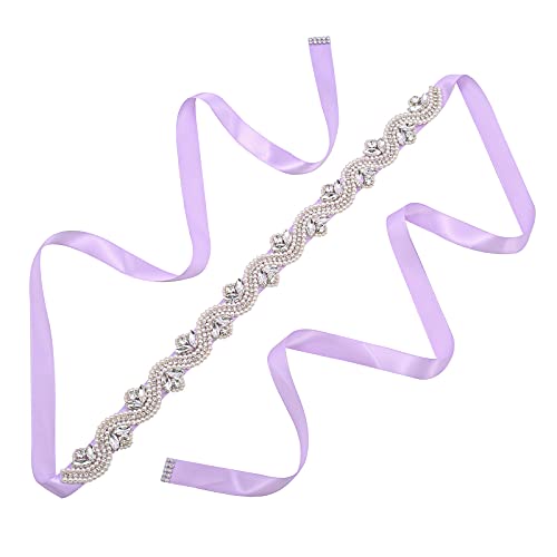 Bridal Belt Rhinestone Wedding Sash Handmade Crystal Belt ​for Brides Bridesmaid Wedding dress