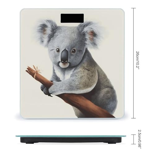 Koala and Butterfly Báscula Digital de Peso Corporal Precisa miniatura 2
