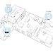 TRENDnet Wi-Fi Everywhere Powerline 1200 AV2 Dual-Band AC1200 Wireless Access Point Kit, Includes 1 x TPL-430AP and 1 x TPL-423E, 3 x Gigabit Ports, Easy Installation, White, TPL-430APK