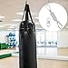QWORK 304 Stainless Steel Punching Bag Hanger Set, 2 Pcs, Supports Up to 551lbs with 360° Swivel Hook, Indoor & Outdoor Versatility, High Stability & Corrosion Resistance