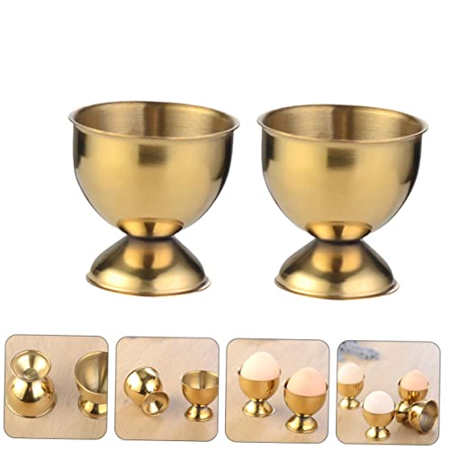 TOPBATHY 60stücke Eierbecher Eierhalter Für Tisch Spülmaschinenfest Und Rostfrei Für Gekochte Eier Und Festliche Anlässe – Bild 5