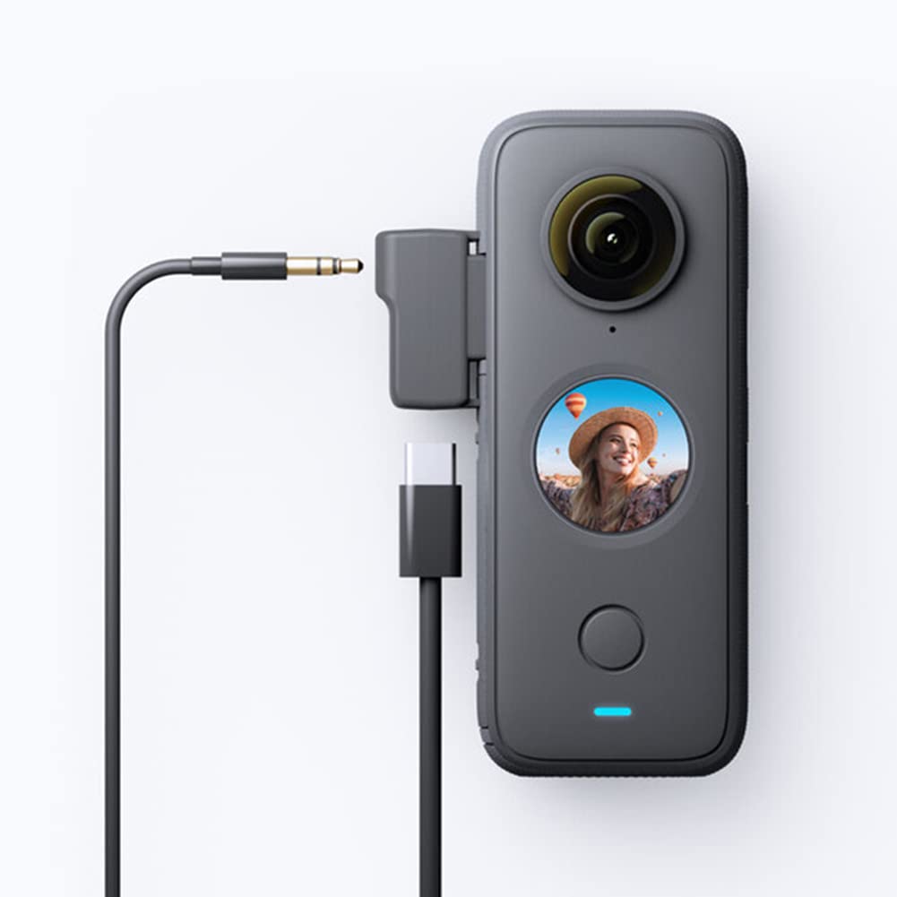 Amazon.com: 3.5mm Mic Adapter for Insta360 ONE X2/RS Camera 