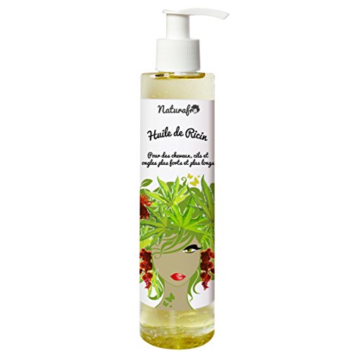 Naturafro - Huile de ricin pour cheveux, cils et ongles - 500 ml