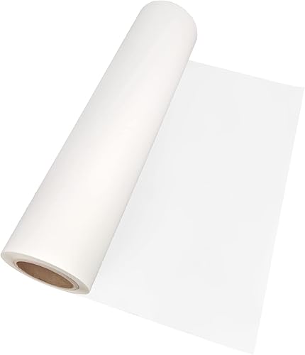 Película de PET transparente mate imprimible de transferencia de calor DTF de 24 x 100 pies. Para textiles directamente en camisetas