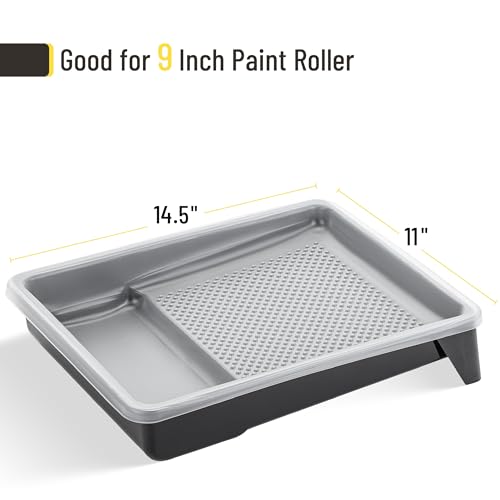 Bac à peinture 22,9 cm Bates avec 10 doublures jetables de grande capacité