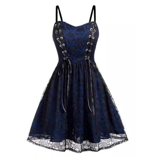 Robe crâne festive et élégante pour une silhouette rétro parfaite