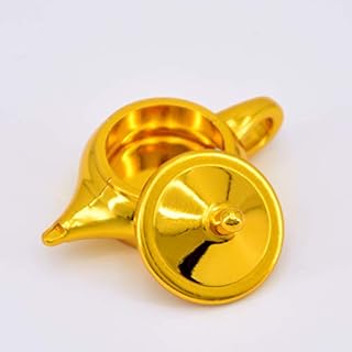 SUMAG Wonderful Lamp - Golden Color Magic Tricks Magician Close Up Illusions Gimmick Props Mentalism Coin Appearing Vanish Magic