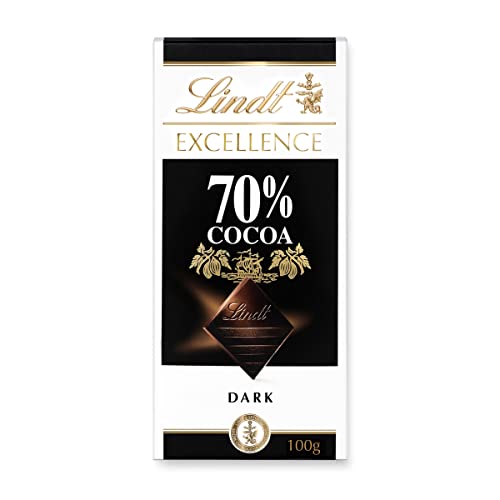 Chocolate Amargo Extra Fino 70% Cacau Dark Chocolate Excellence Caixa 100g Lindt