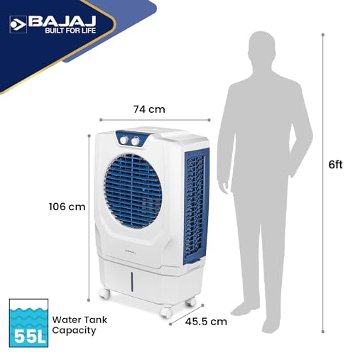 Bajaj 55 Litre Desert Air Cooler for Home| DuraTuff PRO Motor - Image 8