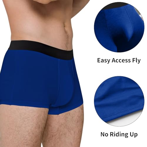 Sexy Code 1701 Novelty Boxer Briefs For Men Underwear Funny Pattern Behind the Buttocks Comfortable & Soft2
