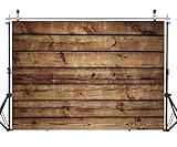 DHXXSC 7X5FT Wood Backdrops Old Vintage Battered Wooden Board Backdrop Seamless Brown Wood Photo Backdrop Photography Studio Photo Background DH-261