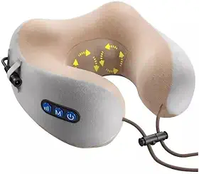 Massageador cervical coluna alivio da dor Travesseiro Almofada Massagem Pescoço Alivia Tensão Saúde