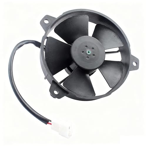 Ventilador de hoja recta de 5,2 pulgadas con motor de 12V de alto flujo de aire 4
