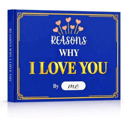 Image of What I Love About You: Fill in the Blank Book for Couples | 50+ Prompts, Sentimental Gifts for Boyfriend, Girlfriend, Husband, Wife | Valentine's Day, Gift Journal
