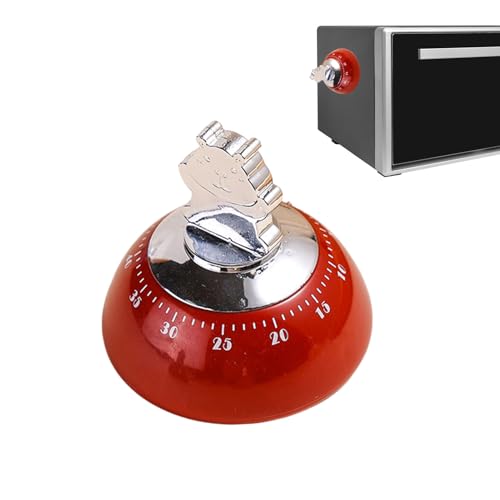 Temporizador De Cocina - Cuenta Atrás Manual con Alarma Sonora,Temporizador Mecánico De Cocina | para Escuela Hogar Aula Residencia Apartamento Estudiantes Chef Entusiastas del Deporte