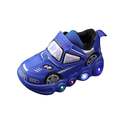Girls Light Up Laceless Running Shoes Light Up Sneakers for Girls Boys Tennis Shoes Wide Shoes for Toddler Boys
