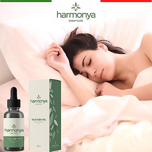 Harmonya - Olio Cbd 10% Puro Made In Italy - Olio Di Canapa Certificato - Naturale - 10 Ml - 8