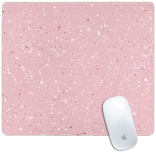 Skinit Small Gaming Mouse Pad - Dark Color Pop Design with Stitched Edges, Waterproof, Non-Slip Rubber Base, Desk Mat for Keyboard & Mouse, 12.6" x 11" inches