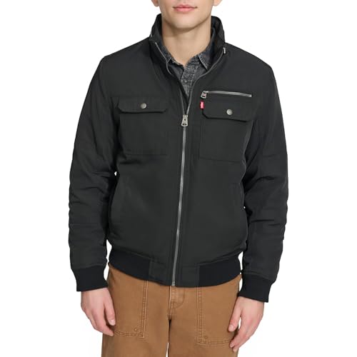 Levi's®, Men's, Two-Pocket Performance Bomber, Black, Small - image 4