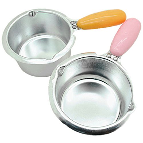 Caldeira de aço inoxidável Serenable de 250 ml, panela de derretimento com alça resistente ao calor