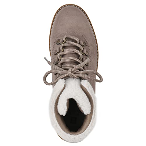 White Mountain Shoes Women's Cozy Boot, Sand/Fabric, 7 M #TOP23