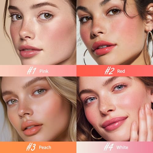 NICEFACE Color Changing Lipstick - Lip and Cheek Stain with pH-Activated Formula for Custom Color, Long-Lasting & Hydrating Botanical Oils, Softens Lips and Cheeks with Plant Extracts (Peach) - Thumbnail 6