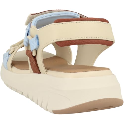Sandales compensées Geox D Flextride respirantes et confortables