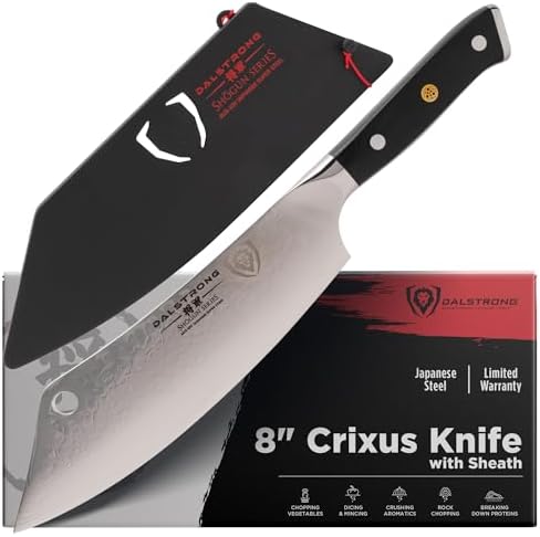 DALSTRONG Hybrid Cleaver & 8" Chef Knife - Shogun Series ELITE - ...