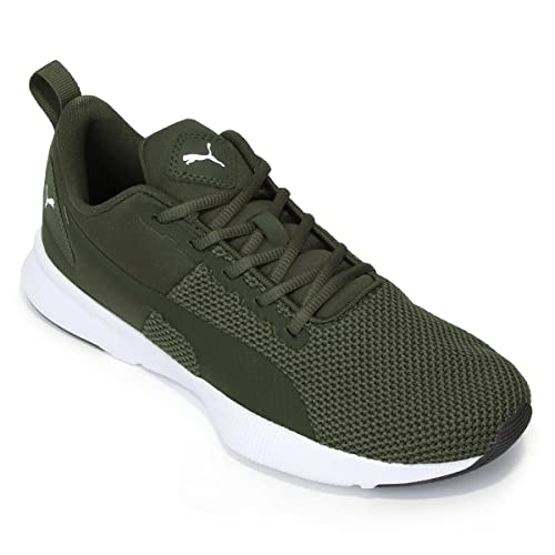 Tênis de Corrida Flyer Runner BDP, Puma, Unissex, Verde Musgo/Branco, 40