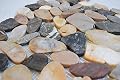Pebble Floor Tiles Interlocking Pebble Stone (1-Sheet) for Kitchen, Bathroom, Deck and Patio Flooring | Indoor and Outdoor Use | Natural Yosemite Forest Stones Tile