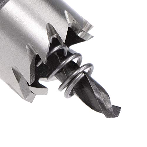 sourcingmap 20mm HSS Drill Bit Hole Saw for Stainless Steel Metal Alloy Wood, 20x14mm - Image 3