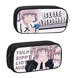 よふかしのうた ペンケース 七草ナズナ 大容量 多機能 帆布 筆箱 鉛筆ケース 文具収納 収納 小物入れ おしゃれ ツールペンケース 高校生 大学生 ペン袋 ふでばこ シンプル ペンポーチ 文具バッグ 男女兼用 (b)