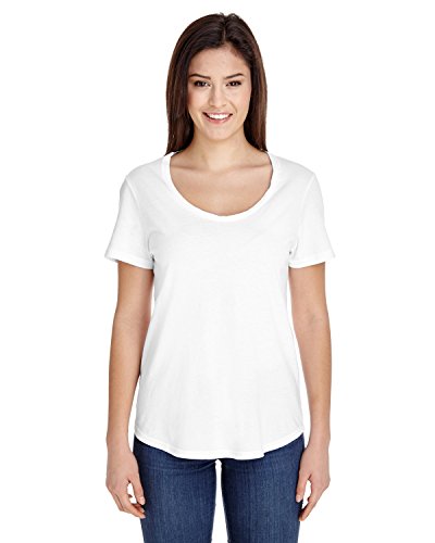 American Apparel Women's Ultra Wash Short Sleeve Tee, White, Large