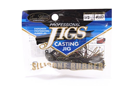 エバーグリーン ラバージグ キャスティングジグ シリコンラバーモデル 1/2oz GRパンプキン #107