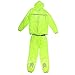Produktbild VGEBY Regenanzug, Atmungsaktive Regenjacke und Hose mit Reflexstreifen Unisex wasserdichte Regenbekleidung Hooded Rainsuit für Radfahren,Wandern,Outdoor-Sport (Grün) (Abmessung : L)