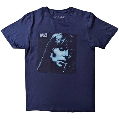 Rock Off officially licensed products Joni Mitchell Blue T Shirt Size XL